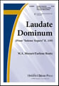 Laudate Dominum Three-Part Mixed choral sheet music cover